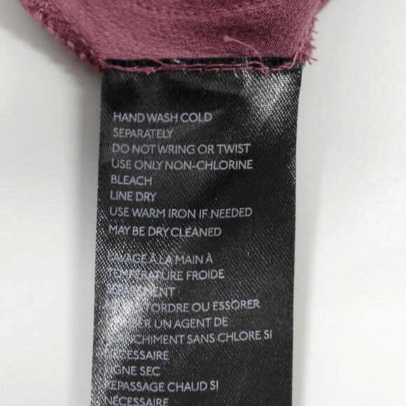 Anthropologie The Elyse Slip Dress Womens Small Purple Silky Cocktail NYE - Picture 11 of 16